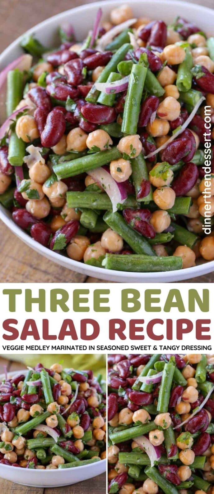 Three Bean Salad Collage