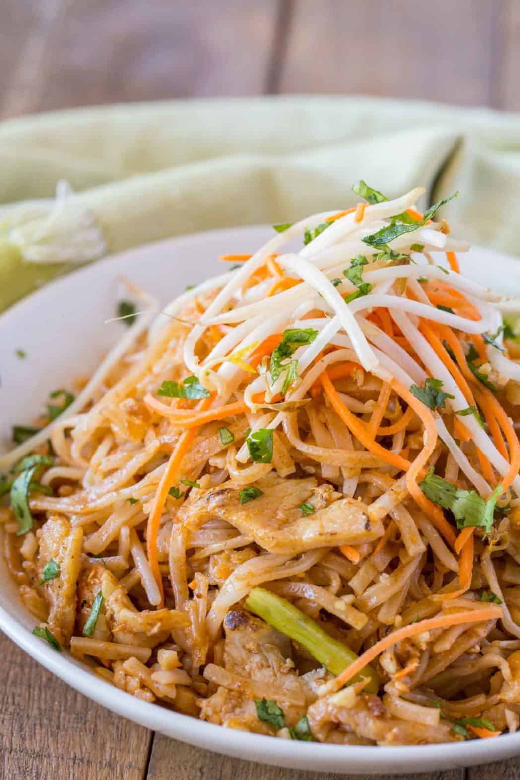 Chicken Pad Thai Recipe - Dinner, then Dessert