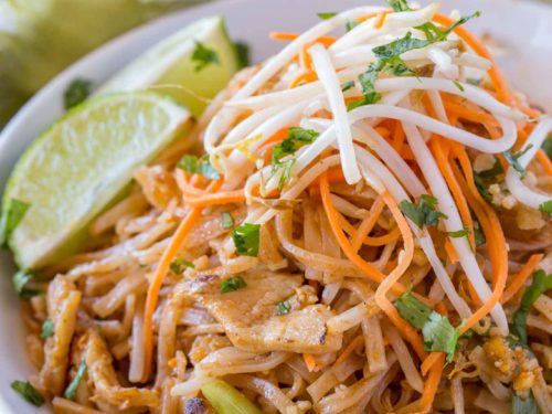 Chicken Pad Thai - Dinner at the Zoo