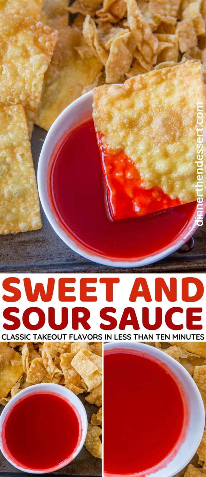Sweet and Sour Sauce Collage