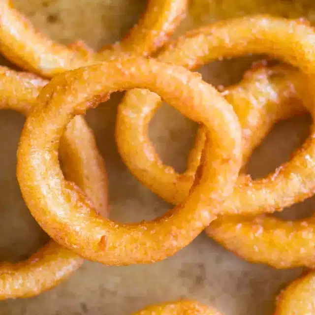 Stack on onion rings