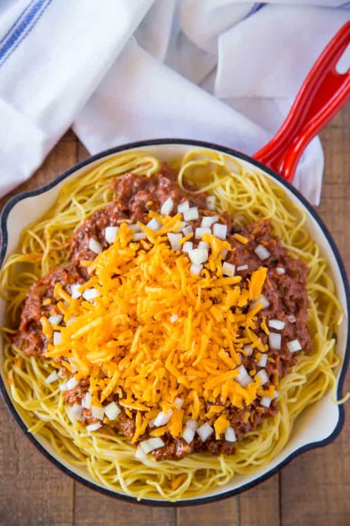 Cincinnati Chili with Noodles