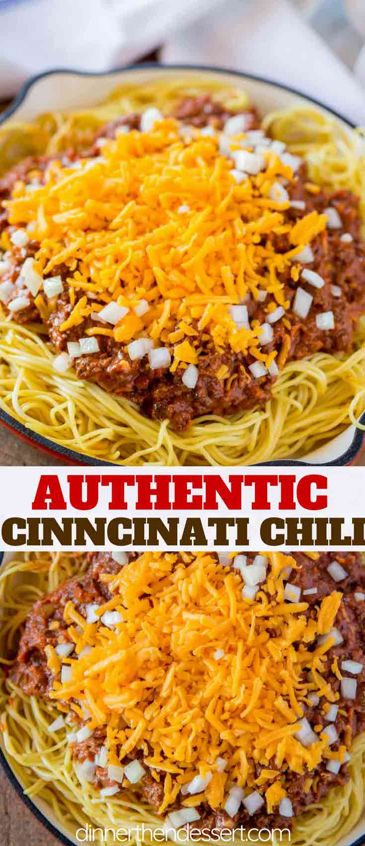 Cincinnati Chili - Dinner, then Dessert