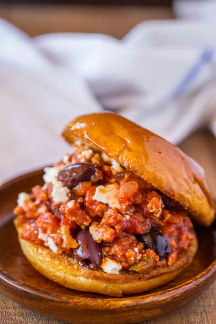 Greek Sloppy Joes with Chicken