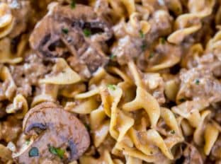 Ground Beef Stroganoff
