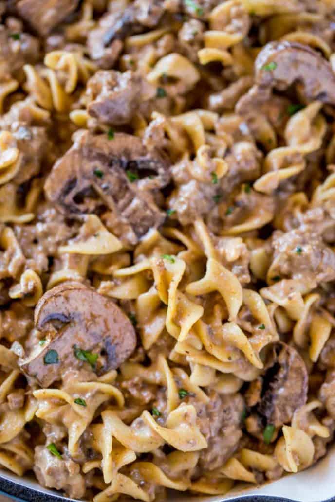 Ground Beef Stroganoff