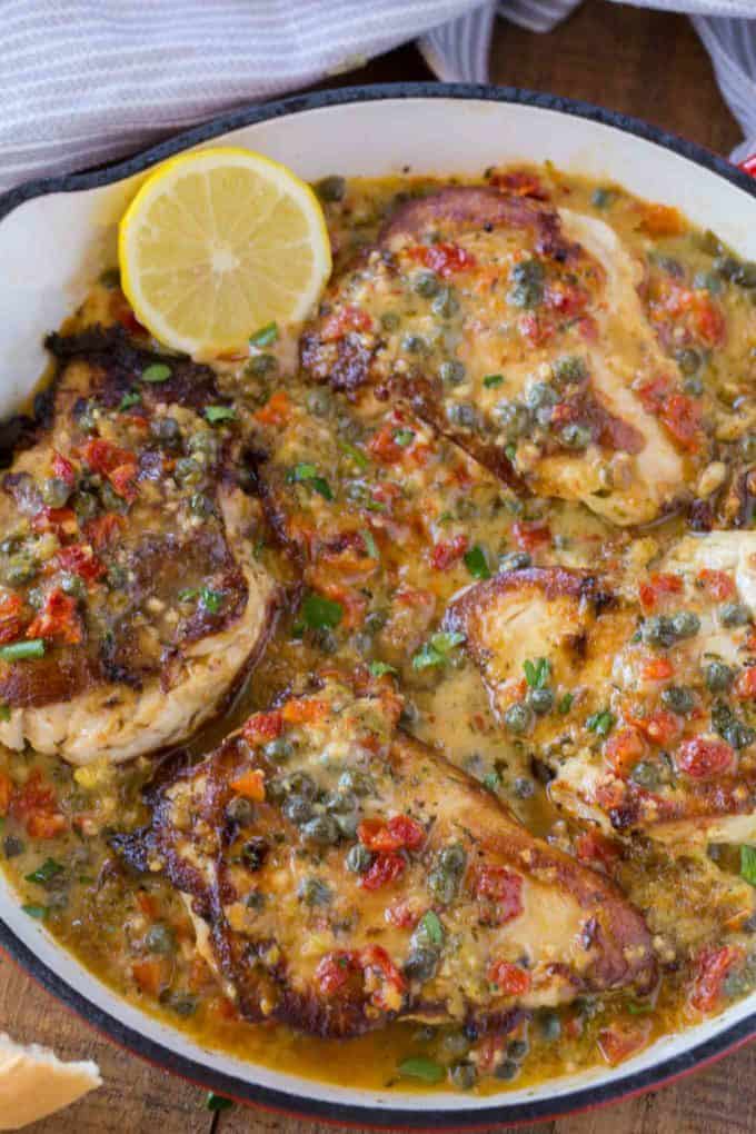 Chicken Piccata Recipe with Sun Dried Tomatoes