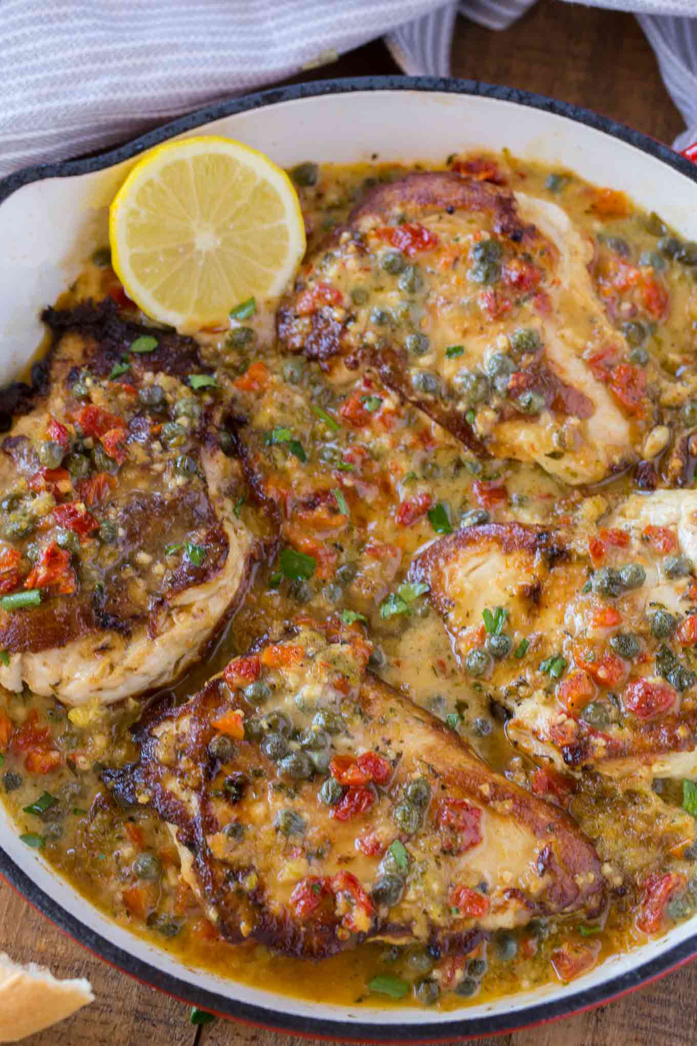 Olive Garden Chicken Piccata Copycat Dinner Then Dessert