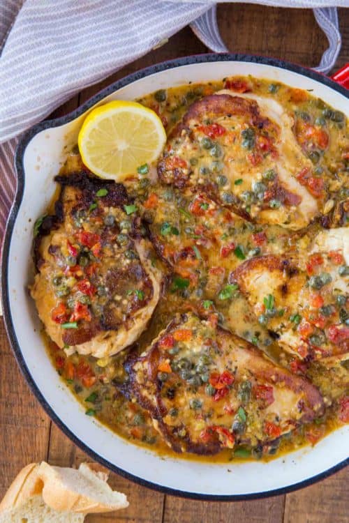 Olive Garden Chicken Piccata (Copycat) - Dinner, then Dessert