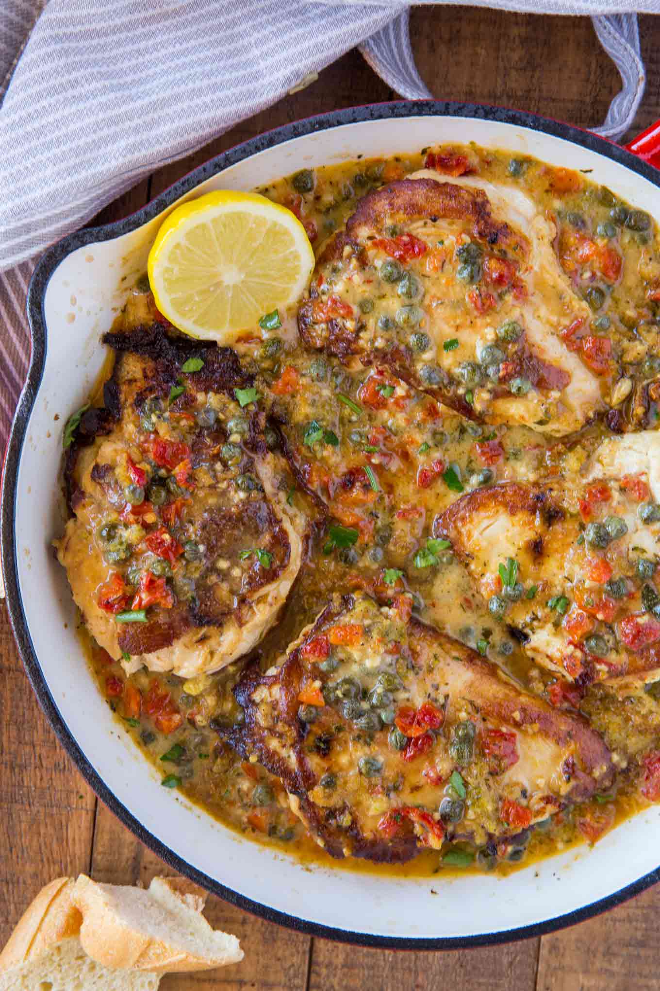 Olive Garden Chicken Piccata Copycat Dinner Then Dessert