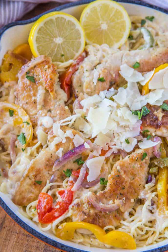 Olive Garden Chicken Scampi Pasta (Copycat)