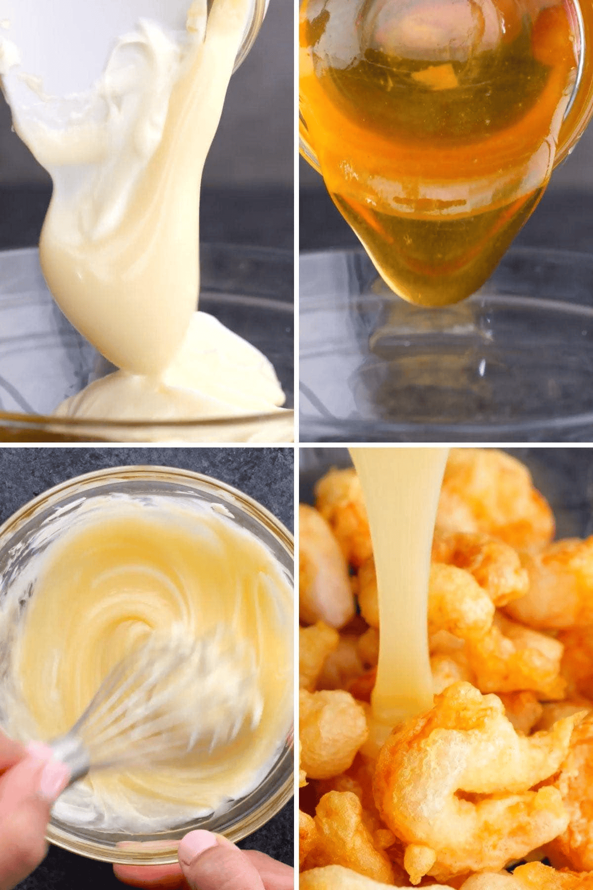 Prep steps for honey sauce
