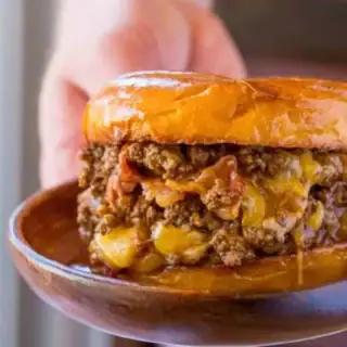 Sloppy Joe on plate