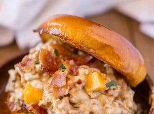 Chicken Bacon Ranch Sloppy Joes