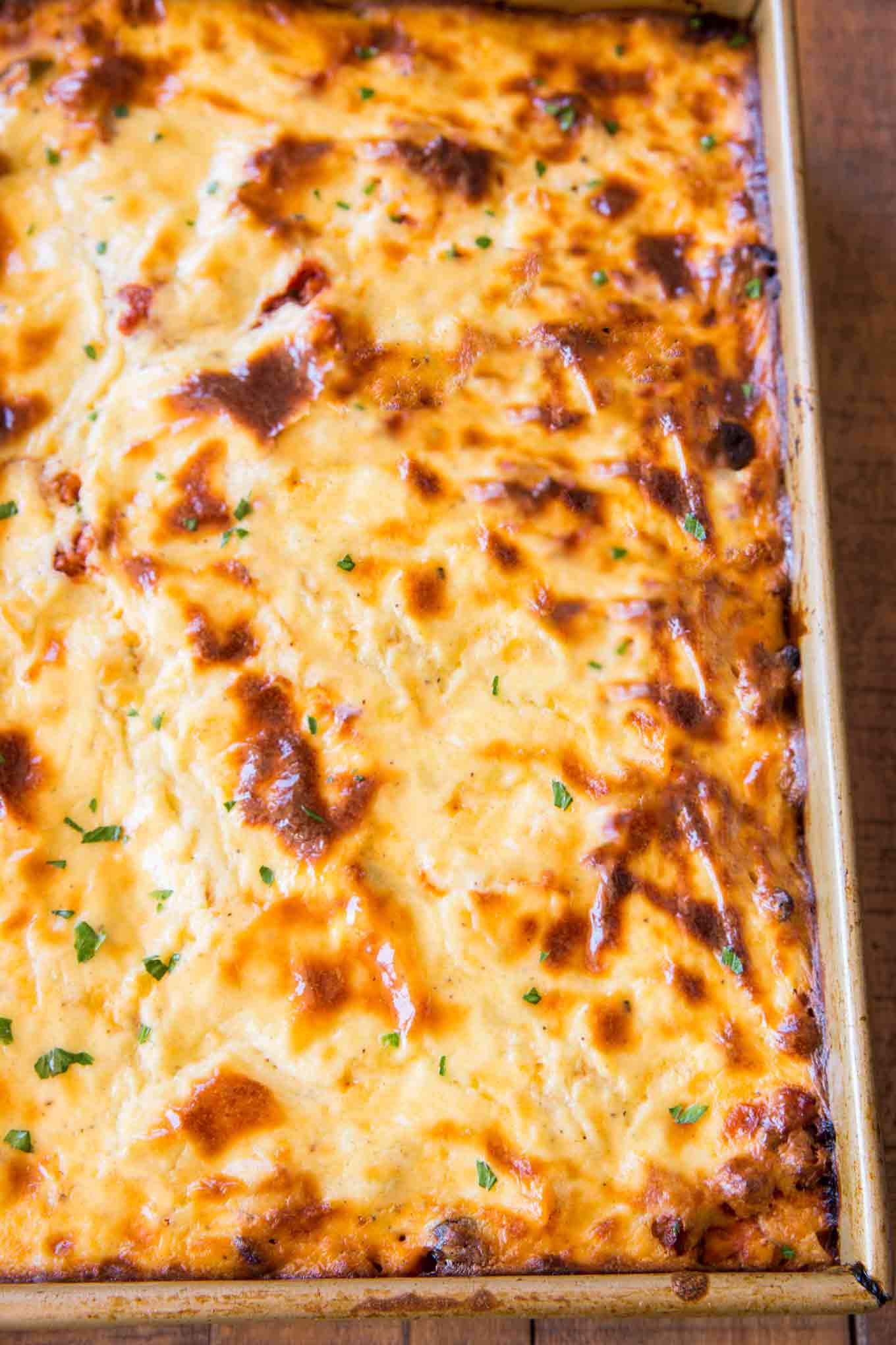 Greek Pastitsio Bake - Dinner, then Dessert