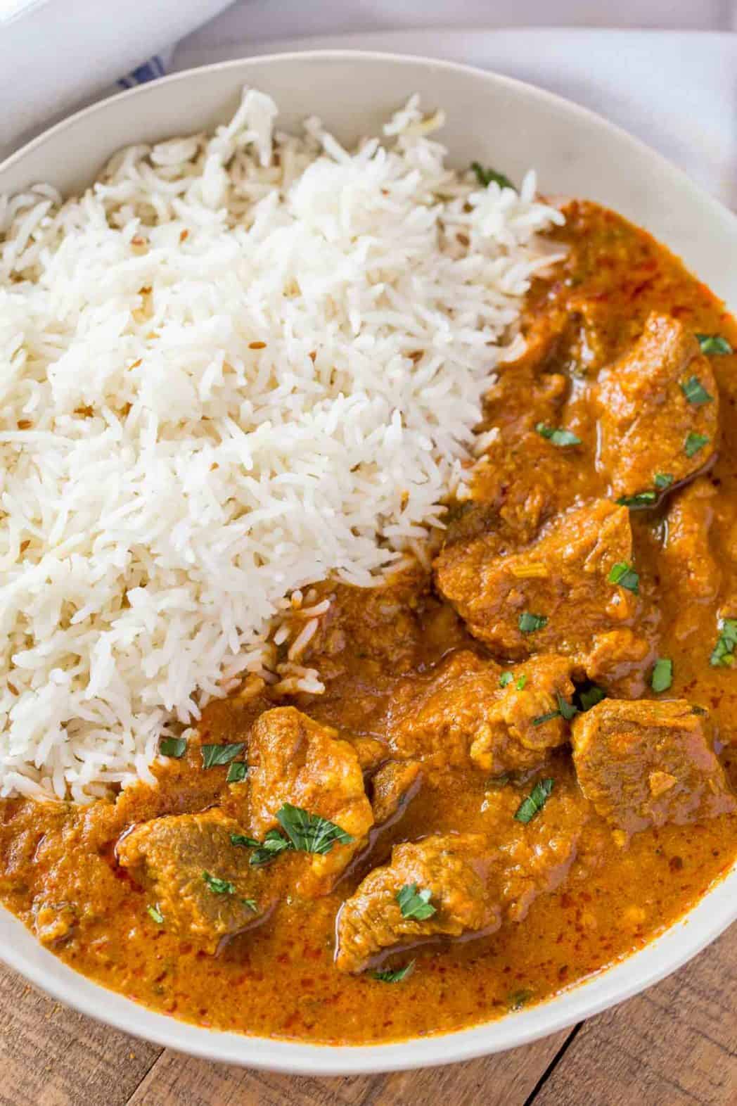 Indian Lamb Curry - Dinner, then Dessert