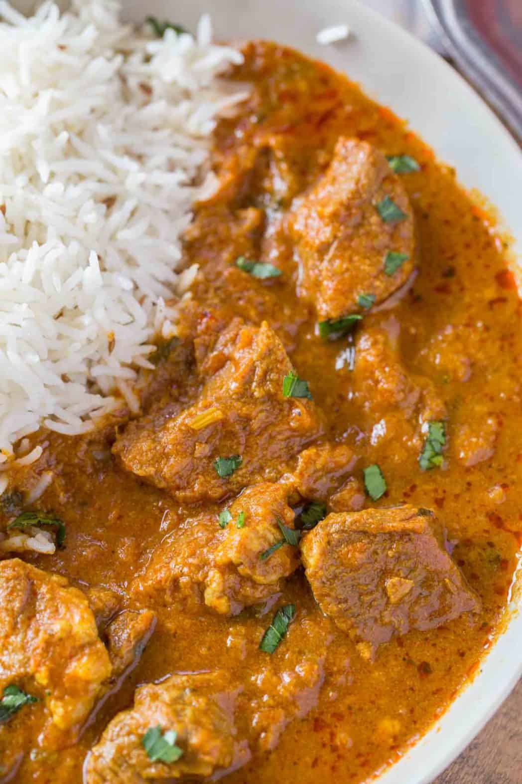 Indian Lamb Curry - Dinner, then Dessert