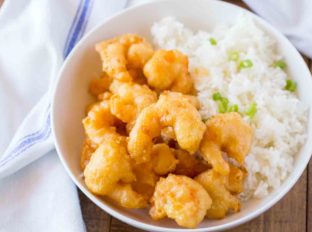 Shrimp Tempura in bowl