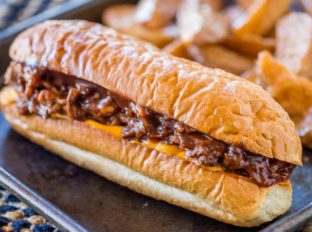 Slow Cooker BBQ Beef Sandwiches