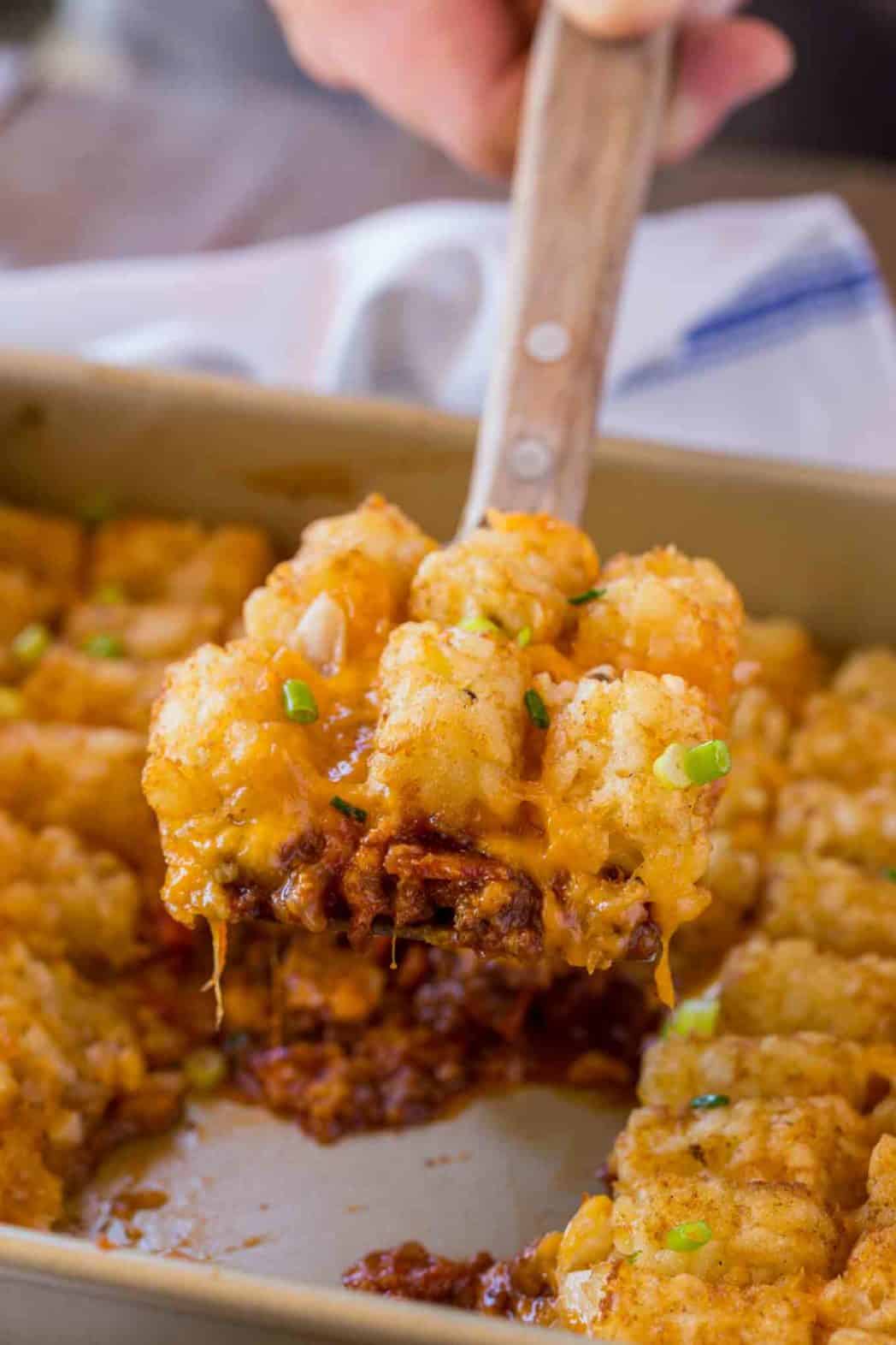 southwestern tater tot casserole without meat