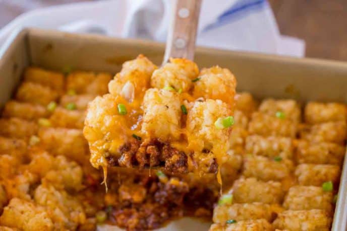 tater tot casserole recipe with ground beef