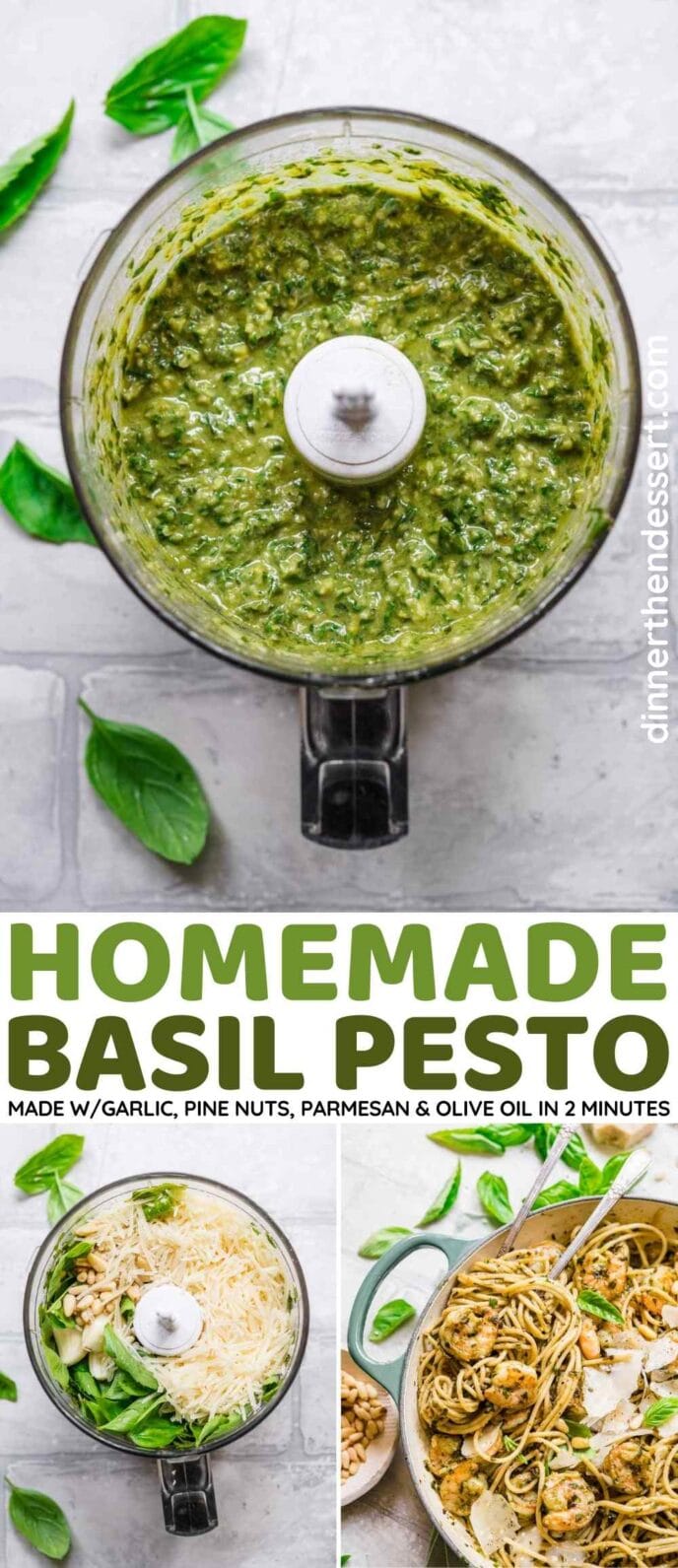 Basil Pesto Collage