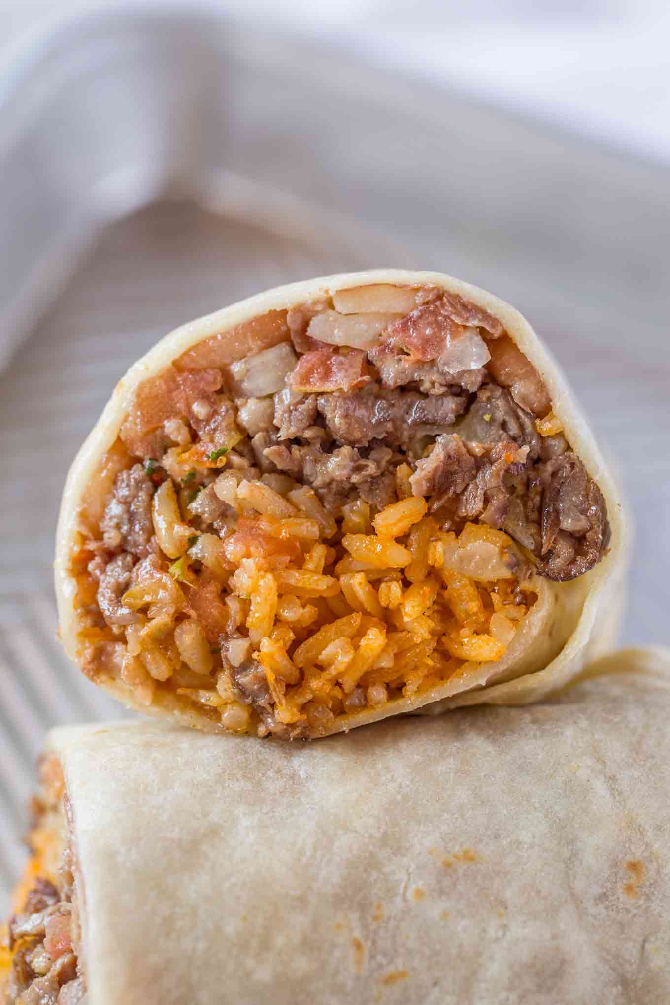 Authentic Mexican Ground Beef Burrito Recipe - Burrito Walls