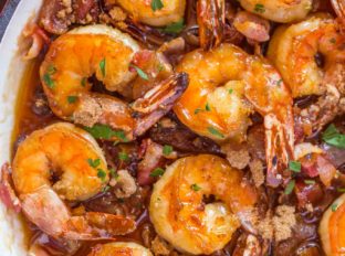 Bacon Shrimp with Garlic