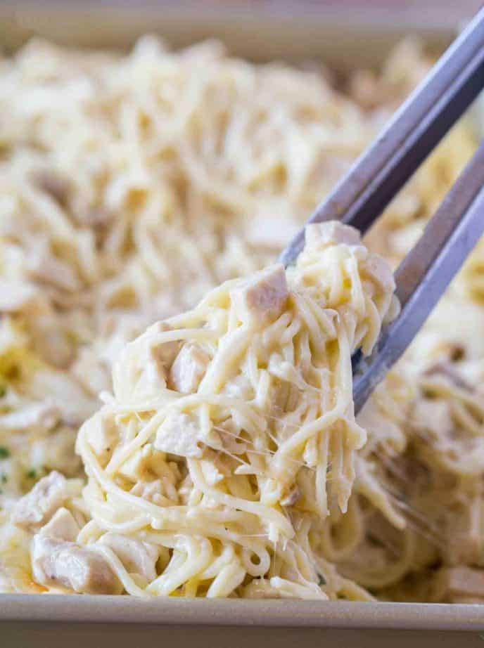 Chicken Tetrazzini - Dinner, then Dessert