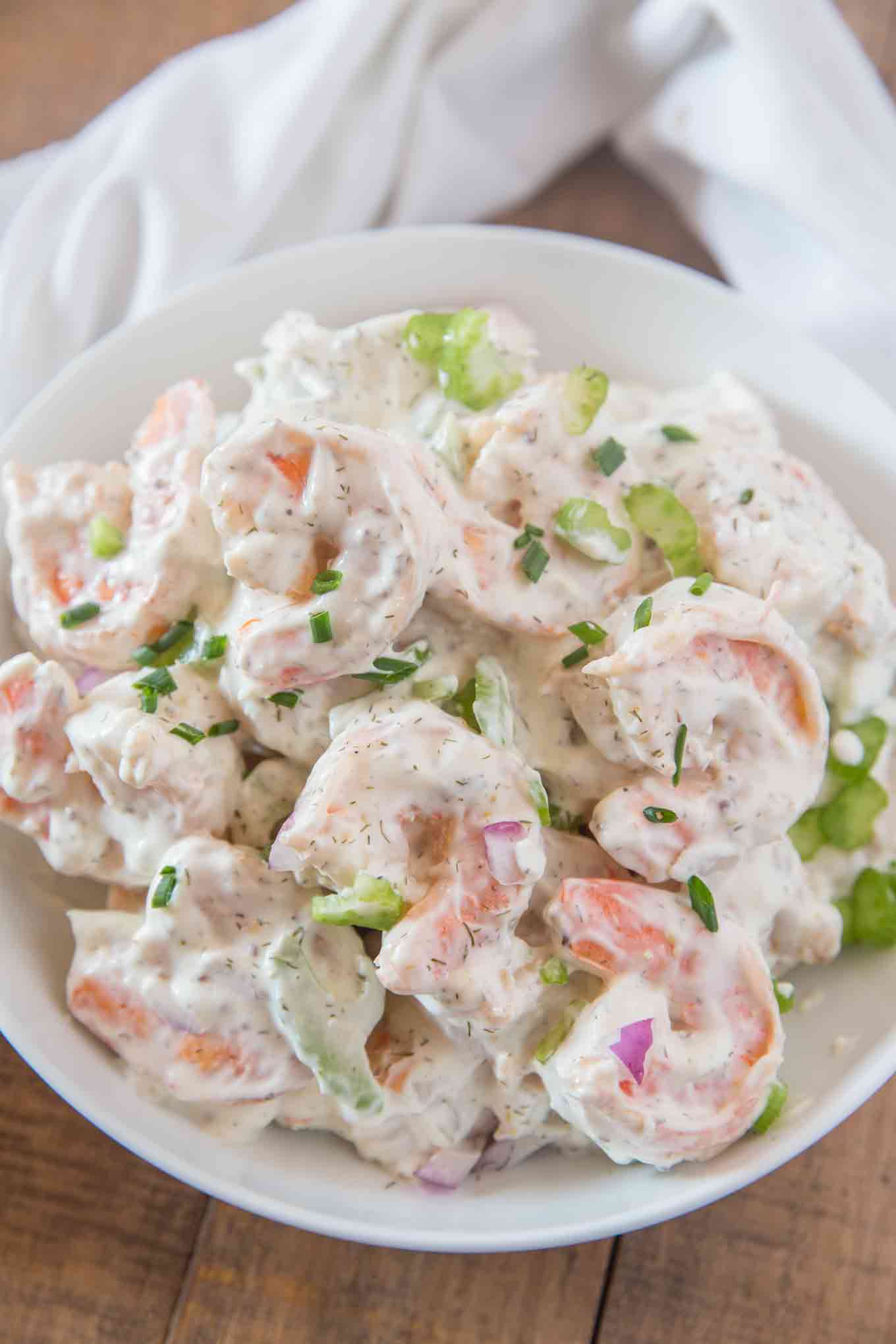 Creamy Shrimp Salad Recipe - Dinner, then Dessert