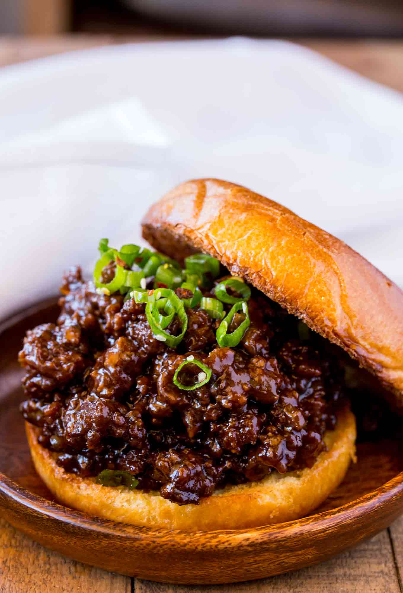 Korean Beef Sloppy Joes Dinner, then Dessert