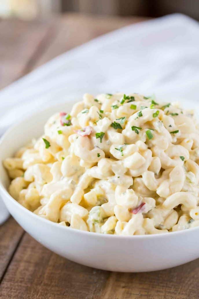 Easy Macaroni Salad - Dinner, then Dessert