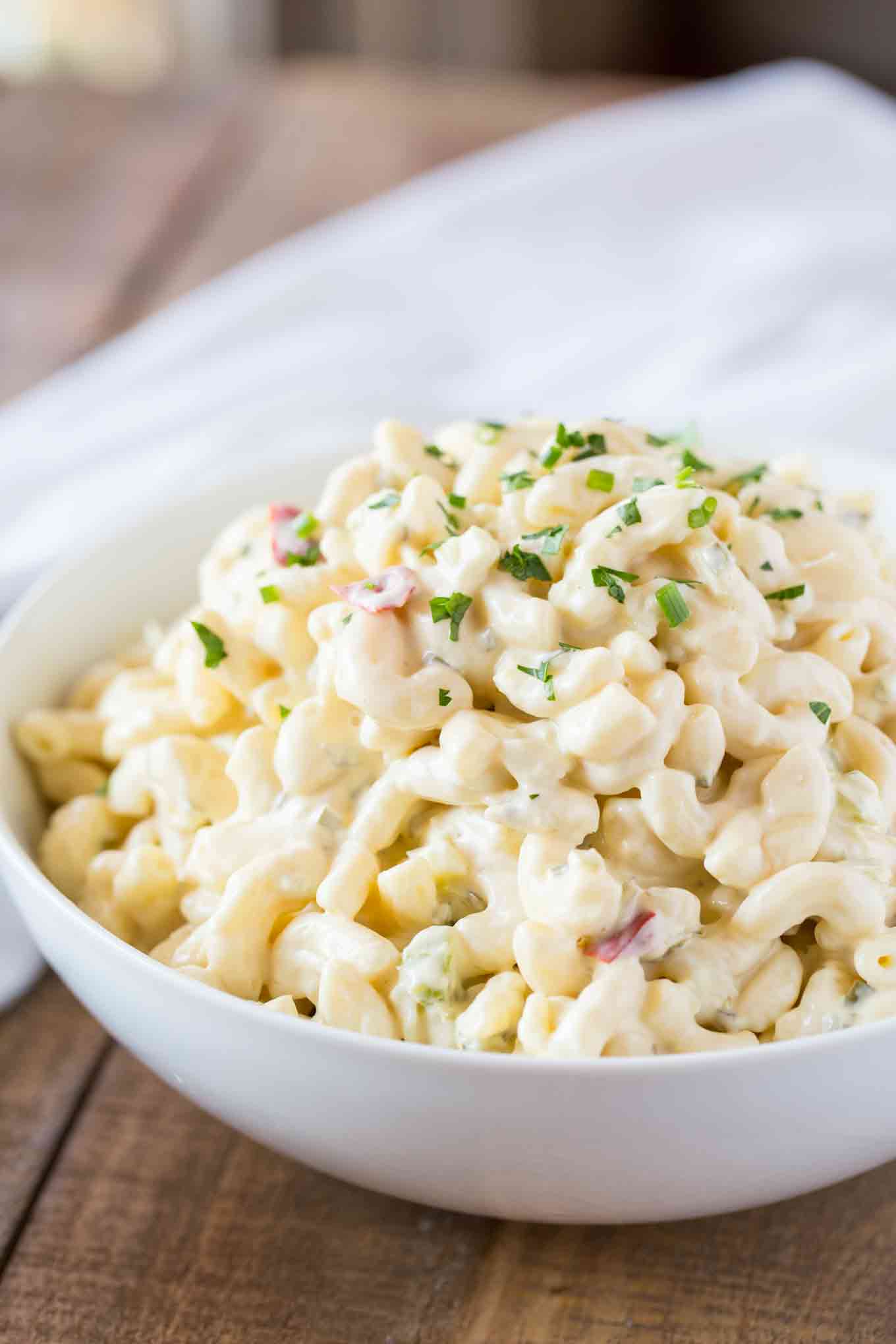 Easy Macaroni Salad - Dinner, then Dessert