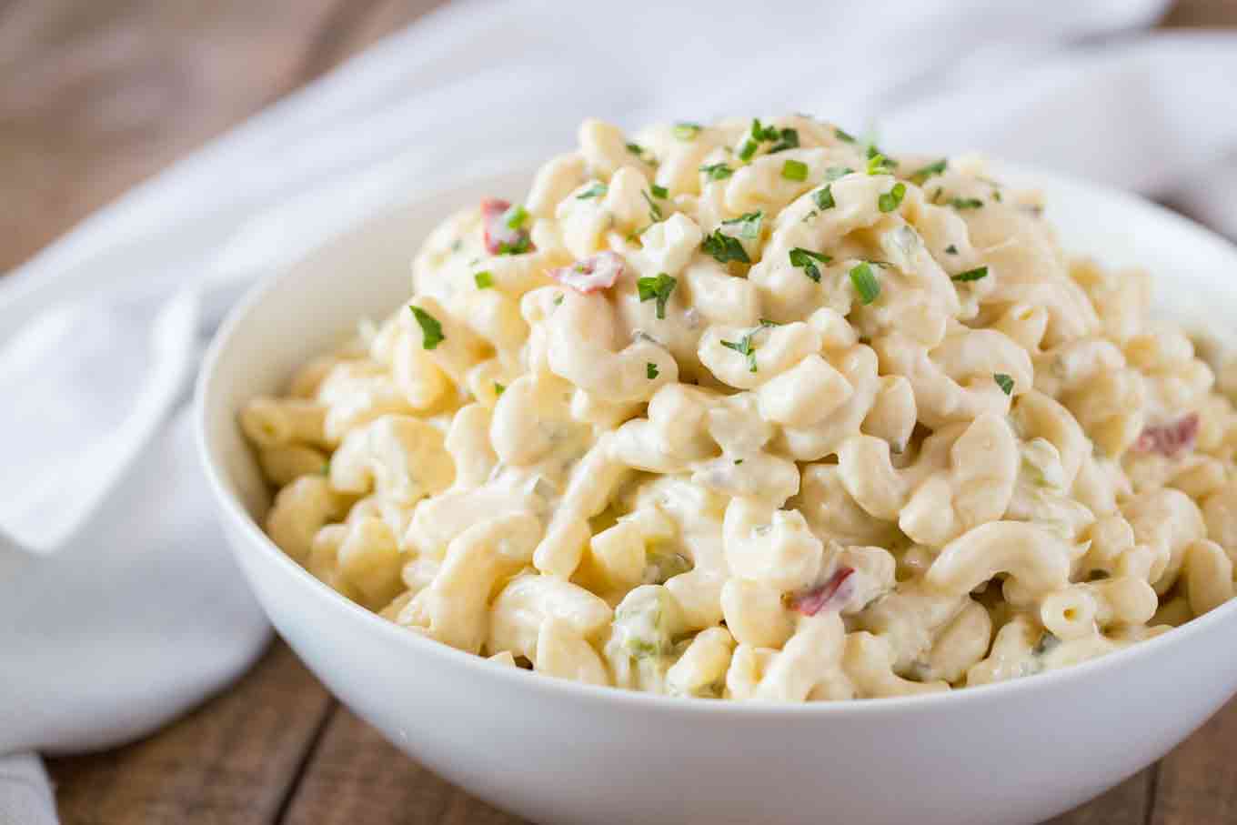 Easy Macaroni Salad Recipe [VIDEO] - Dinner, then Dessert