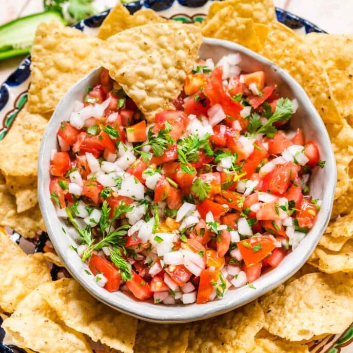 Pico de Gallo Recipe - Dinner, then Dessert