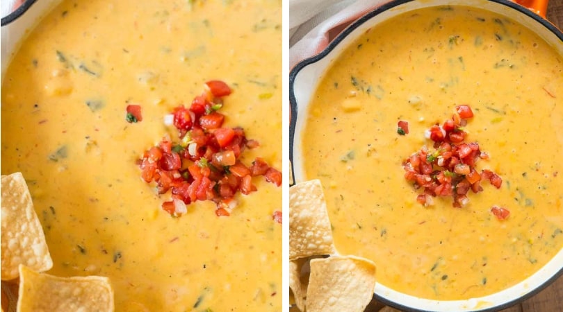 Queso Dip - Dinner, then Dessert