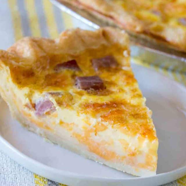 Quiche Lorraine - Dinner, then Dessert