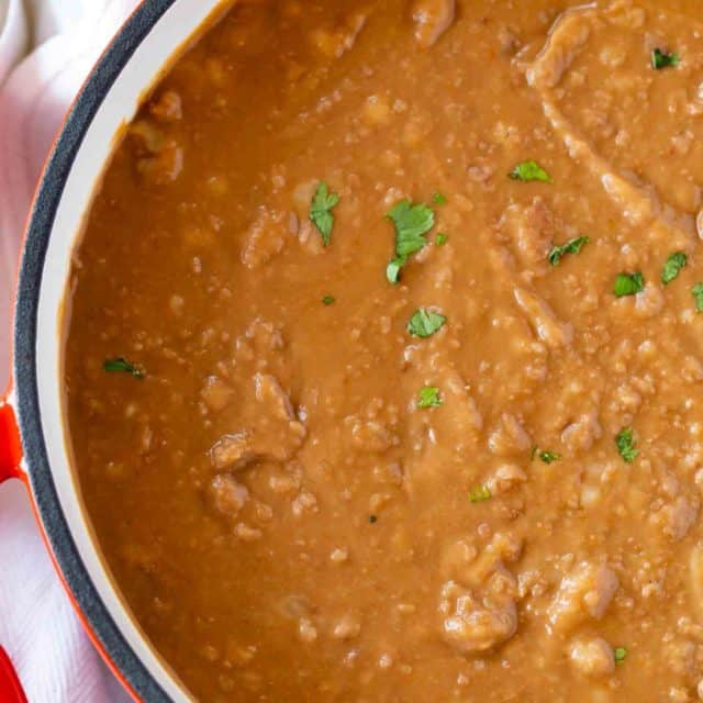 Refried Beans using Canned Beans