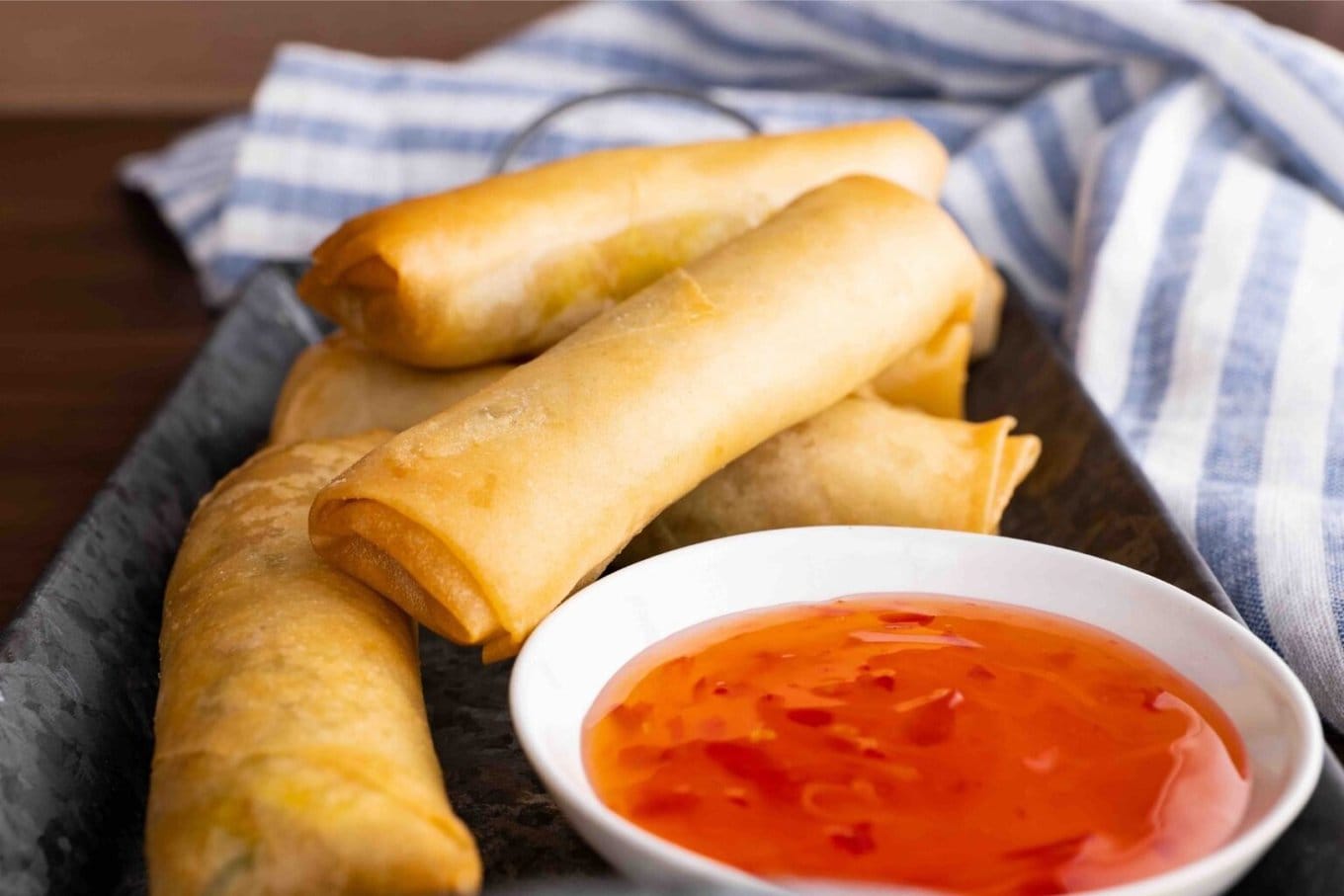 Spring Rolls - Dinner, then Dessert