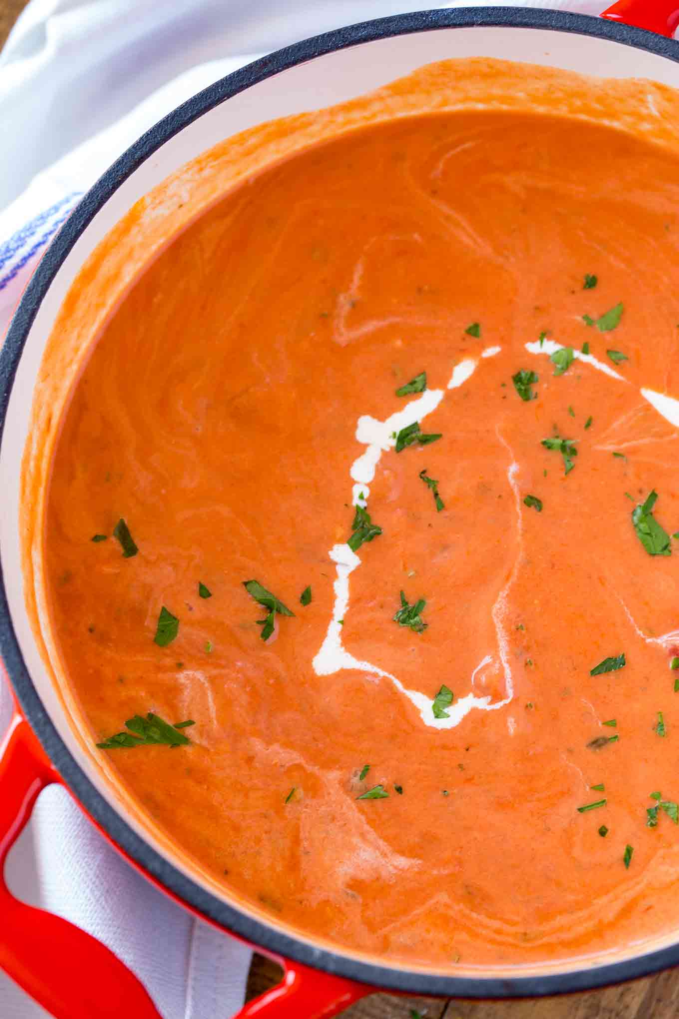 Spicy Fresh Tomato Soup Recipe