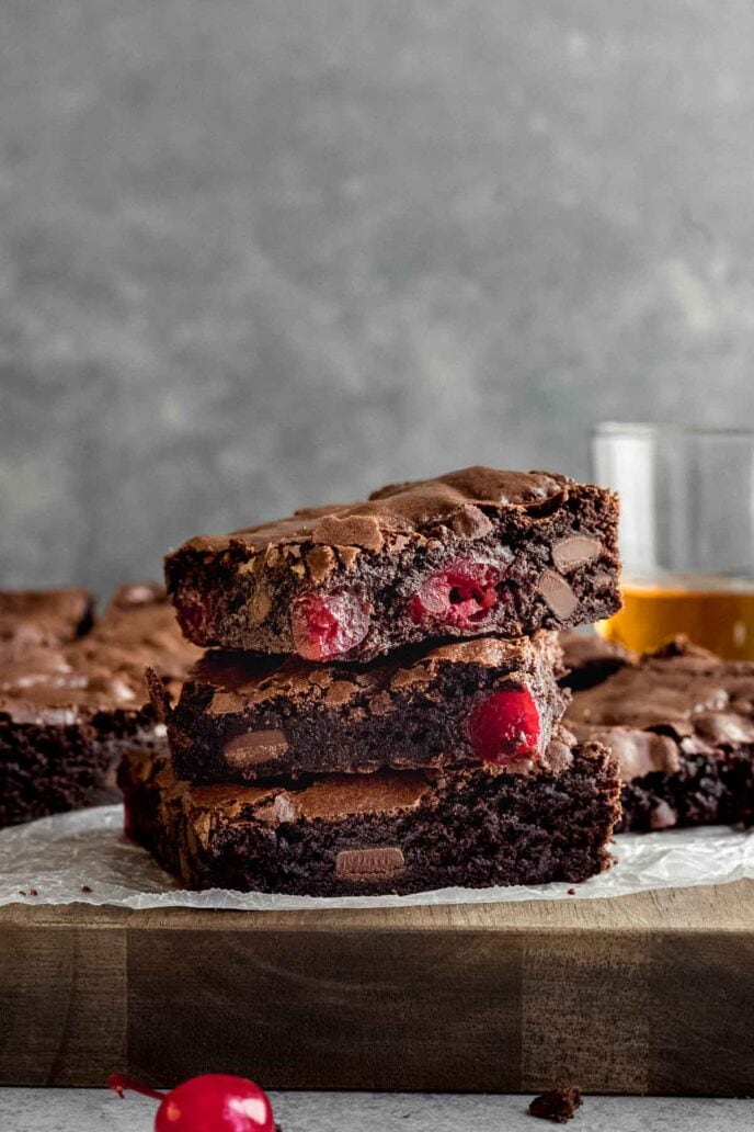 Black Forest Brownies Recipe Dinner, then Dessert