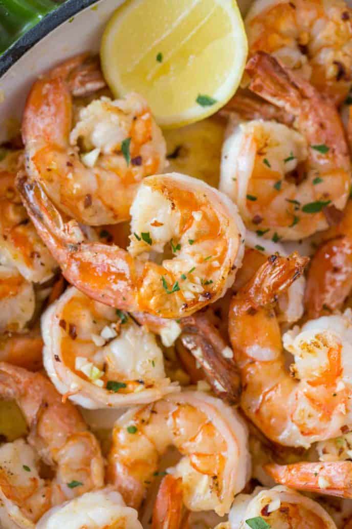 Shrimp Scampi - Dinner, then Dessert