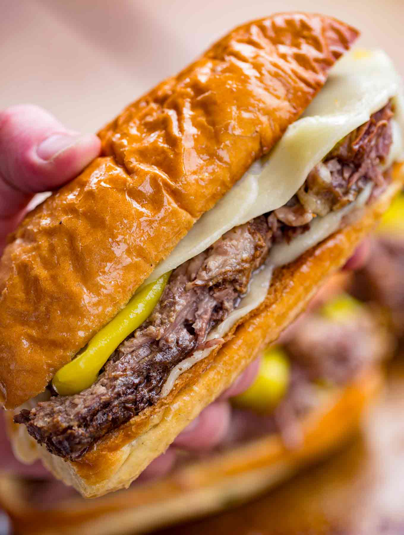 Slow Cooker Italian Beef Sandwiches