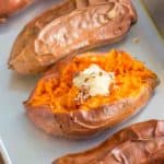 Easy Baked Sweet Potatoes - Dinner, Then Dessert