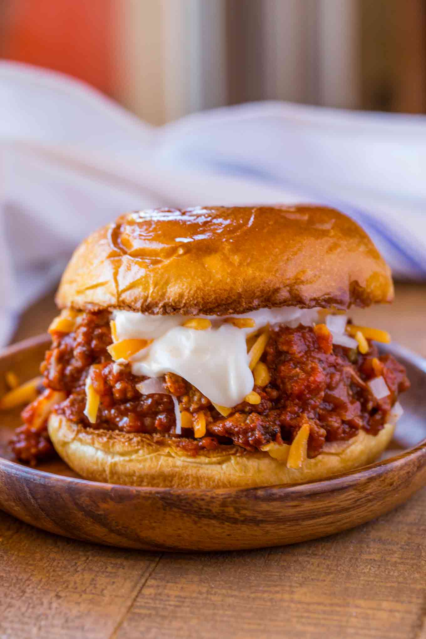 Chili Cheese Sloppy Joes - Dinner, then Dessert