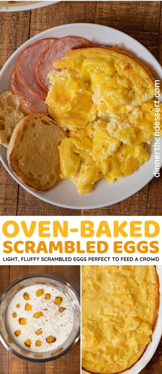 Oven Scrambled Eggs collage