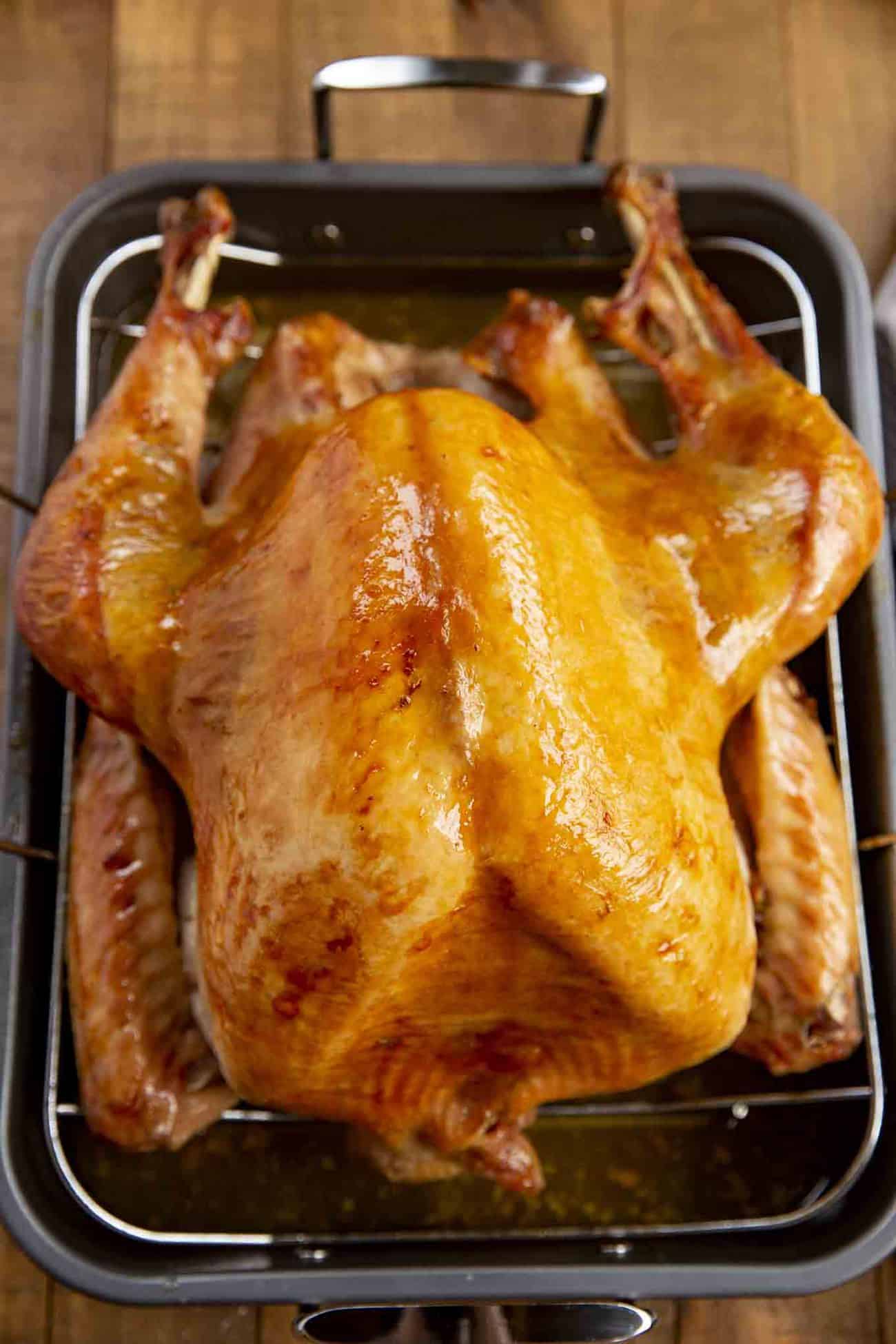 Roast Turkey from Frozen Recipe [VIDEO] - Dinner, then Dessert