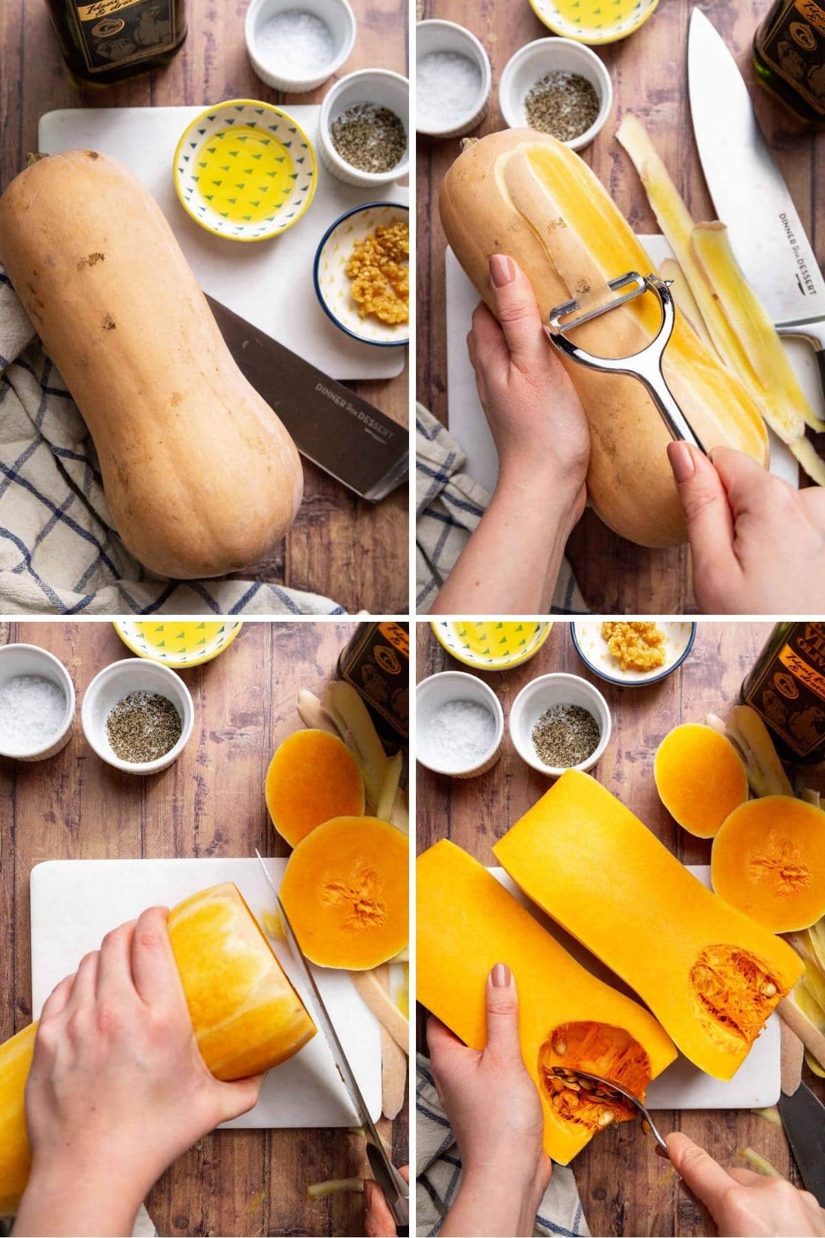 Roasted Butternut Squash collage