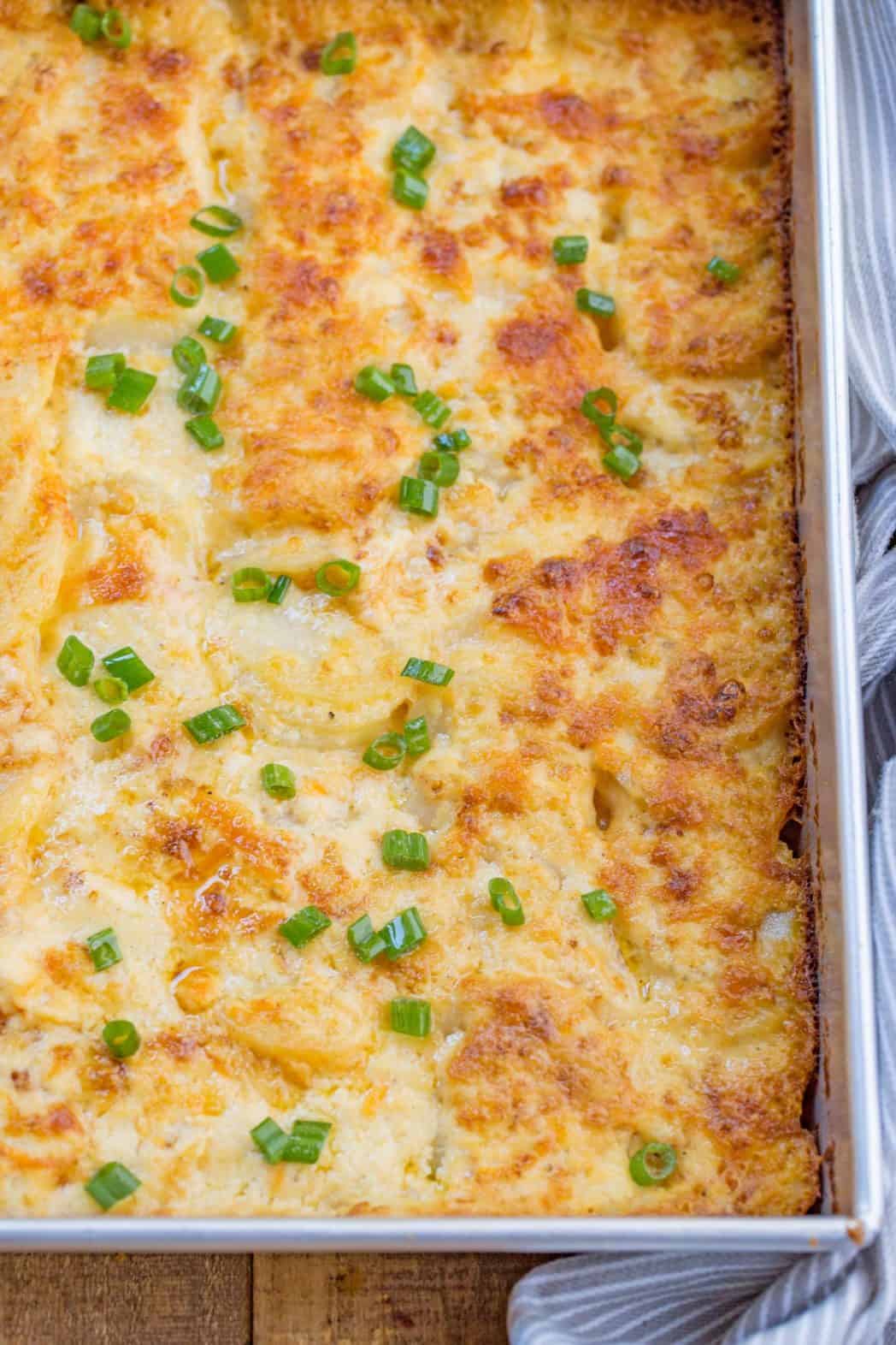 Scalloped Potatoes - Dinner, then Dessert