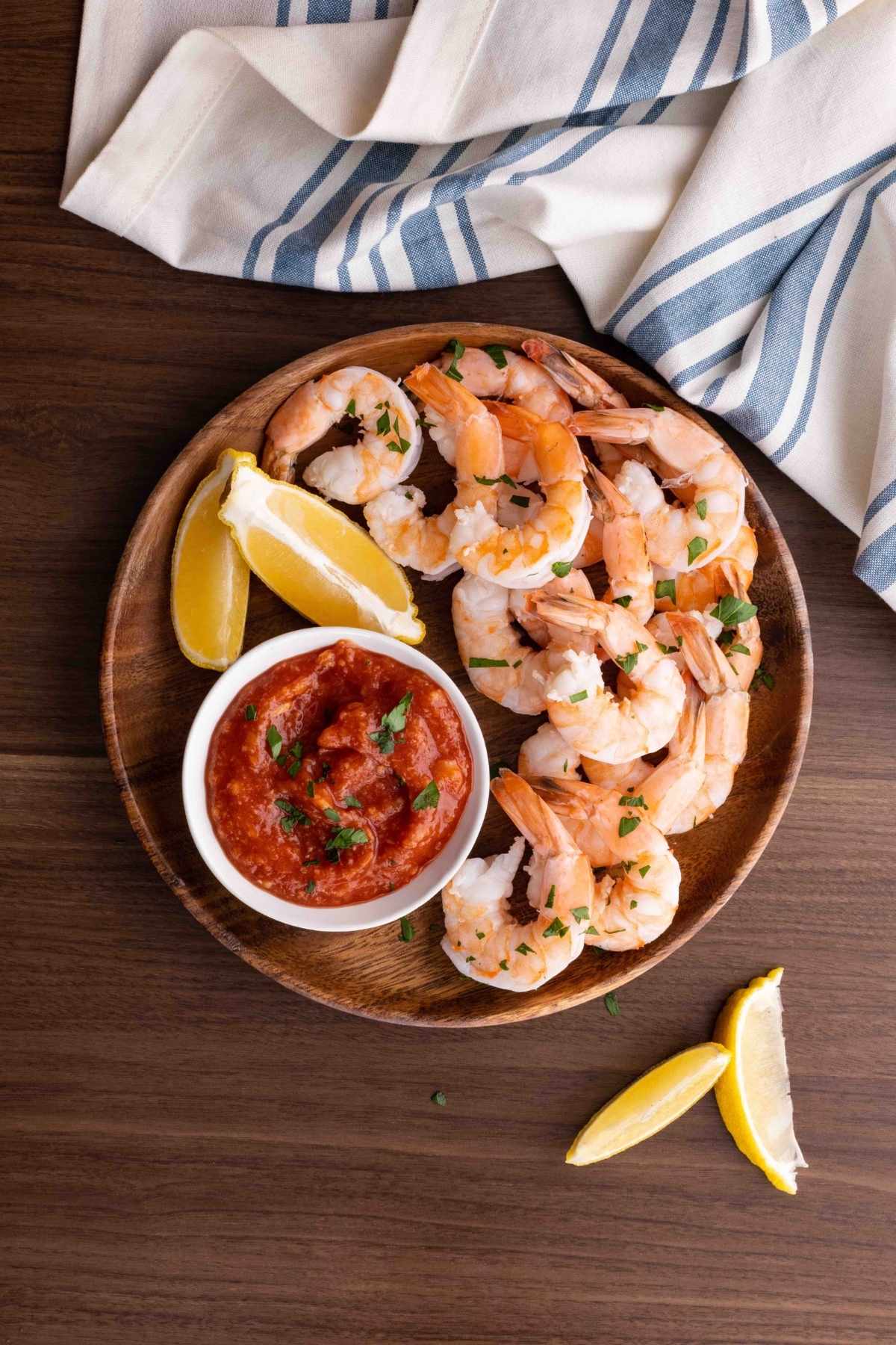 Roasted Shrimp Cocktail with Quick Cocktail Sauce - Whole Made Living